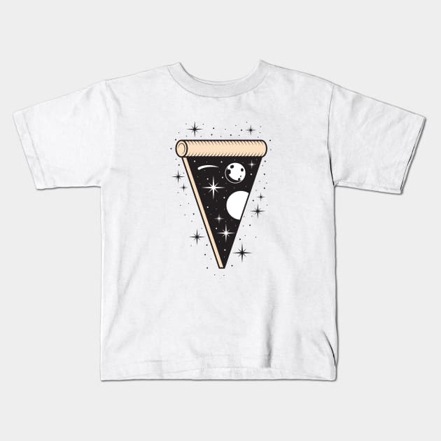 Pizza Kids T-Shirt by Woah_Jonny